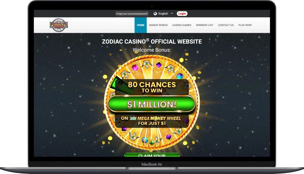 Zodiac Casino zonder Cruks